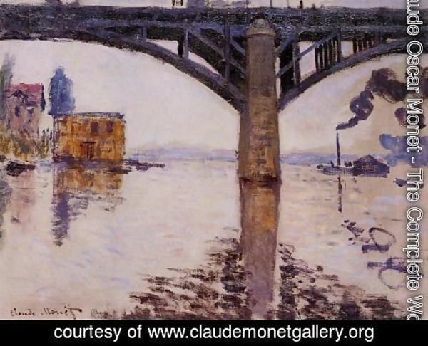 Claude Monet - The Road Bridge at Argenteuil1 1874
