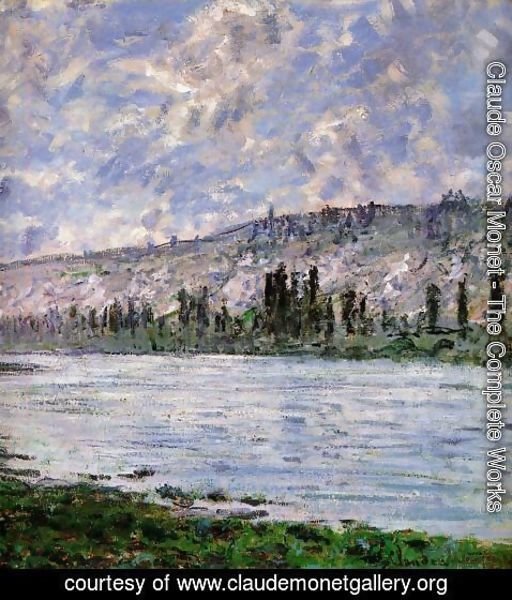 Claude Monet - The Seine at Vetheuil (detail) 1880
