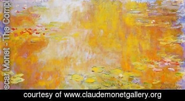 Claude Monet - The Water-Lily Pond3 1917-1919