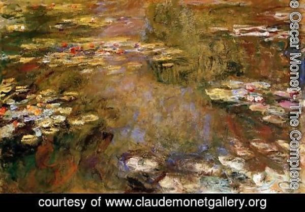 Claude Monet - The Water-Lily Pond4 1917-1919