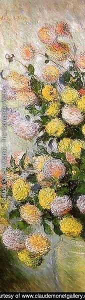 Claude Monet - Vase of Dahlias 1883
