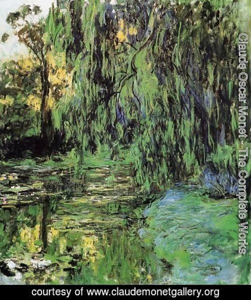 Claude Monet - Weeping Willow and Water-Lily Pond2 1916-1919