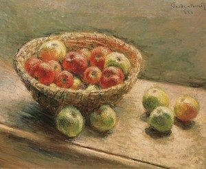 Claude Monet - Le panier de pommes