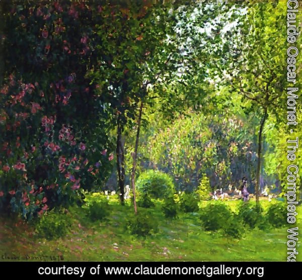 Claude Monet - Le parc Monceau