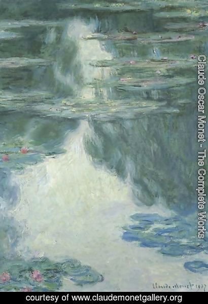 Claude Monet - Nympheas, temps gris
