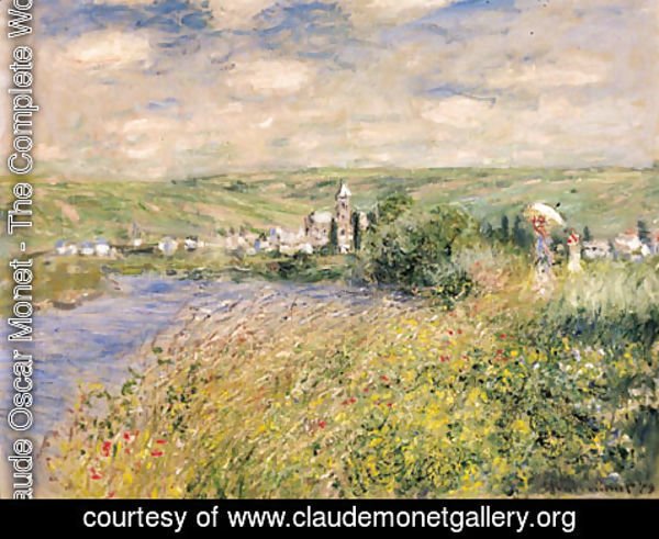 Claude Monet - Vetheuil, vu de l'ile Saint-Martin