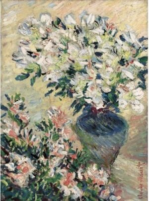 Claude Monet - Azalees Blanches En Pot