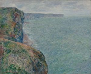 Claude Monet - La Mer Vue Des Falaises