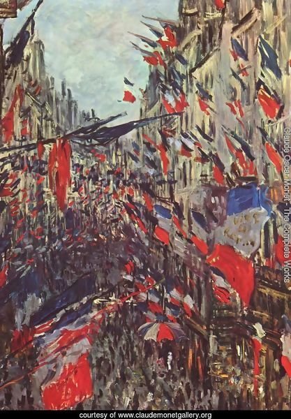 Rue Saint-Denis on the national holiday