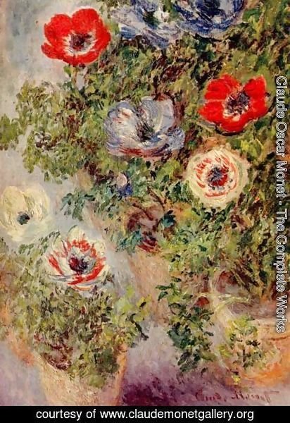 Claude Monet - Still Life with Anemones