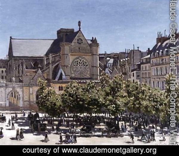 Claude Monet - The Church of Saint-Germain-l'Auxerrois