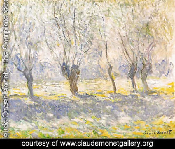 Claude Monet - Willows in Giverny