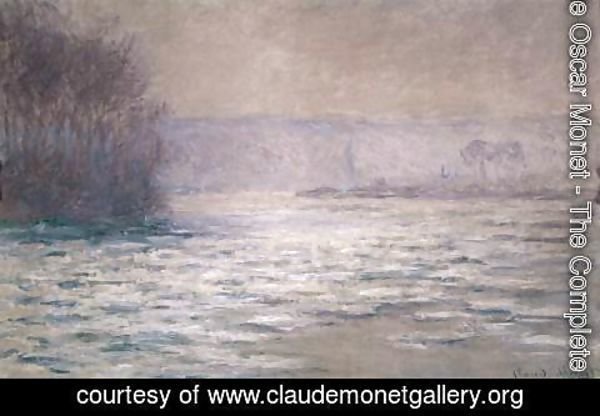 Claude Monet - Ice Floes on the Seine near Bennecourt