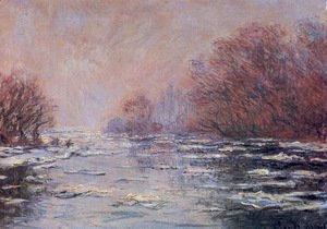 Claude Monet - River Thawing near Vetheuil