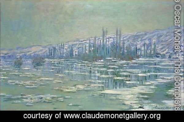 Claude Monet - Ice Floes on Siene