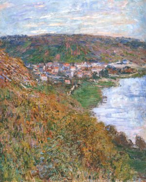 Claude Monet - View over Vetheuil