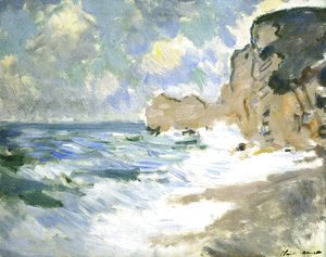 Claude Monet - Receding Waves