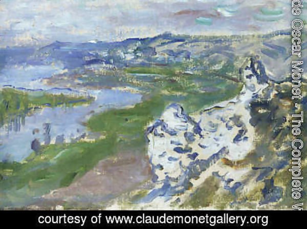 Claude Monet - The Seine, seen from the heights Chantemesle