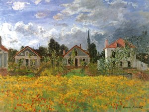 Claude Monet - Houses at Argenteuil