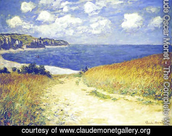 Claude Monet - Alley near Pourville