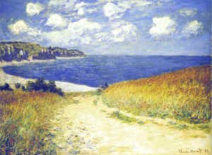 Claude Monet - Alley near Pourville