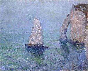 Claude Monet - The Rock Needle and Porte d'Aval, Etretat