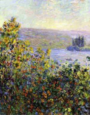 Claude Monet - Flowers Beds at Vetheuil