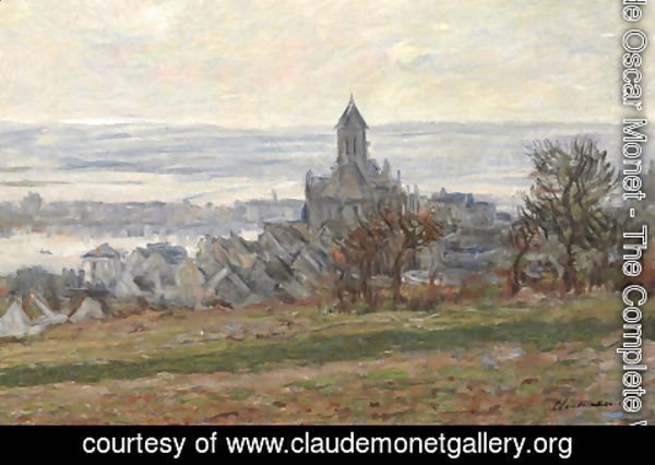Claude Monet - The Church of Vetheuil