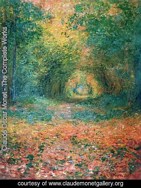 Claude Monet - The Undergrowth in the Forest of Saint-Germain