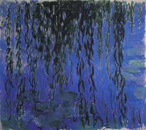Claude Monet - Water Lilies and Weeping Willow Branches