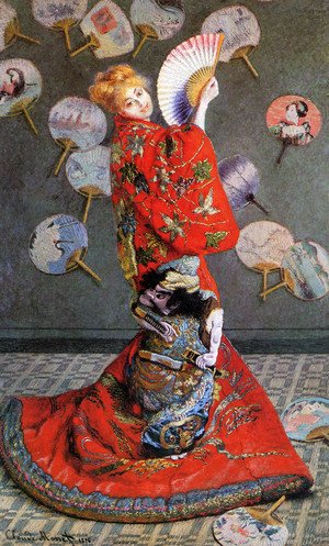 Claude Monet - Japan's (Camille Monet in Japanese Costume)