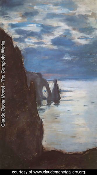Claude Monet - Etretat, the Needle Rock and Porte d'Aval