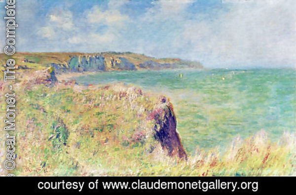 Claude Monet - Edge of the Cliff at Pourville 2