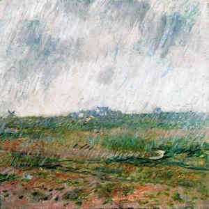 Claude Monet - Rain in Belle-Ile