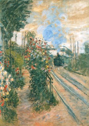 Claude Monet - Arriving at Montegeron