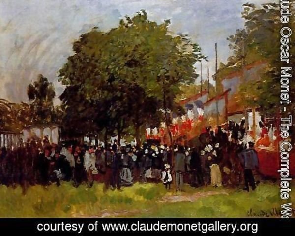 Claude Monet - Festival at Argenteuil