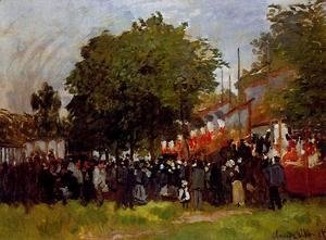 Claude Monet - Festival at Argenteuil