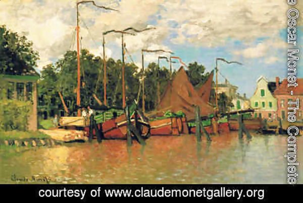 Claude Monet - Boats at Zaandam