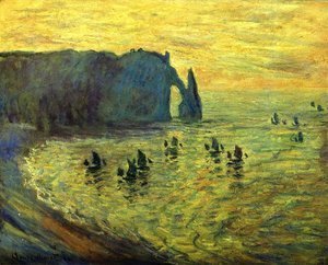 Claude Monet - The Cliffs at Etretat