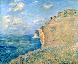 Claude Monet - Cliff at Fecamp