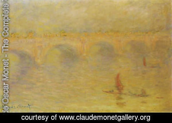 Claude Monet - Waterloo Bridge, Sunlight Effect 2