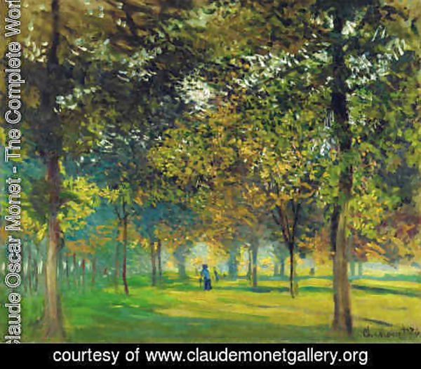 Claude Monet - The Allee du Champ de Foire at Argenteuil