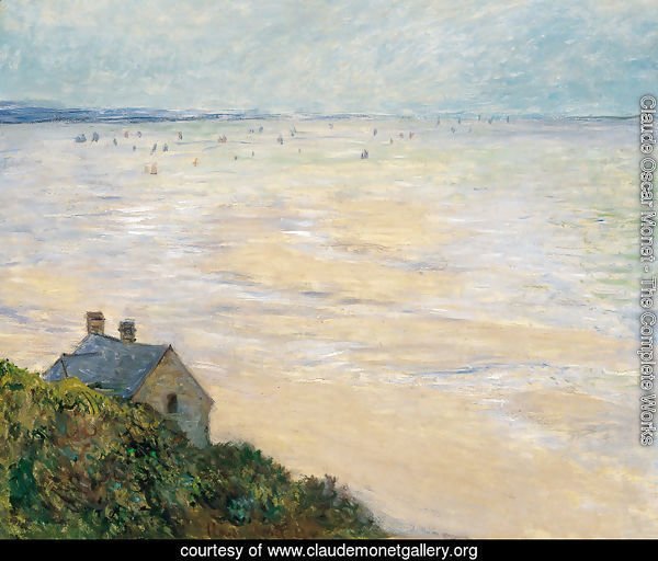 The Hut at Trouville, Low Tide