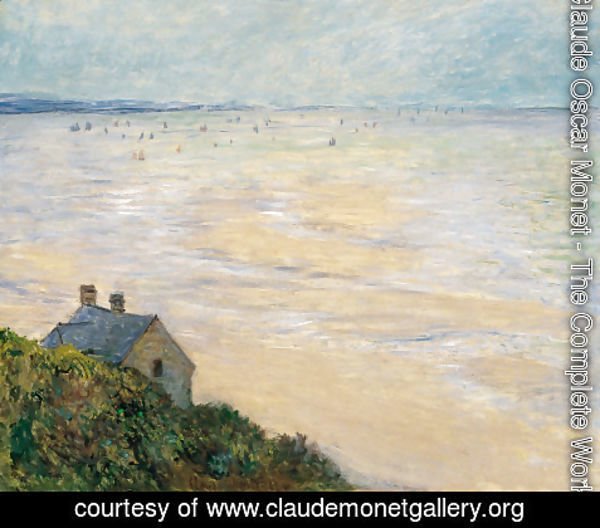 Claude Monet - The Hut at Trouville, Low Tide