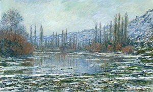 Claude Monet - The Thaw at Vetheuil