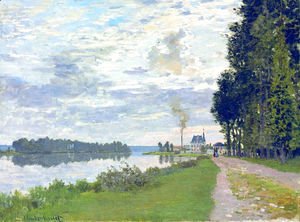 Claude Monet - The Promenade at Argenteuil 02