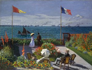 Claude Monet - Garden at Sainte-Adresse 2