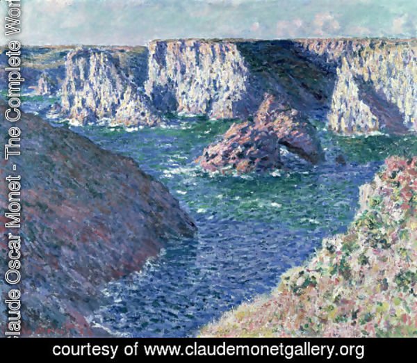 Claude Monet - Rocks at Belle-Ile