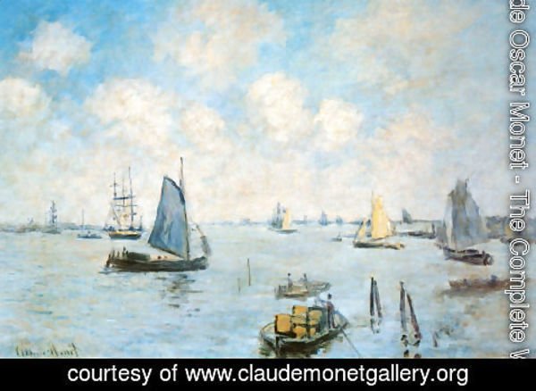 Claude Monet - The Sea at Amsterdam