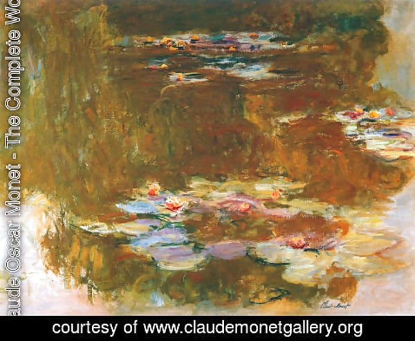 Claude Monet - Water Lily Pond 3